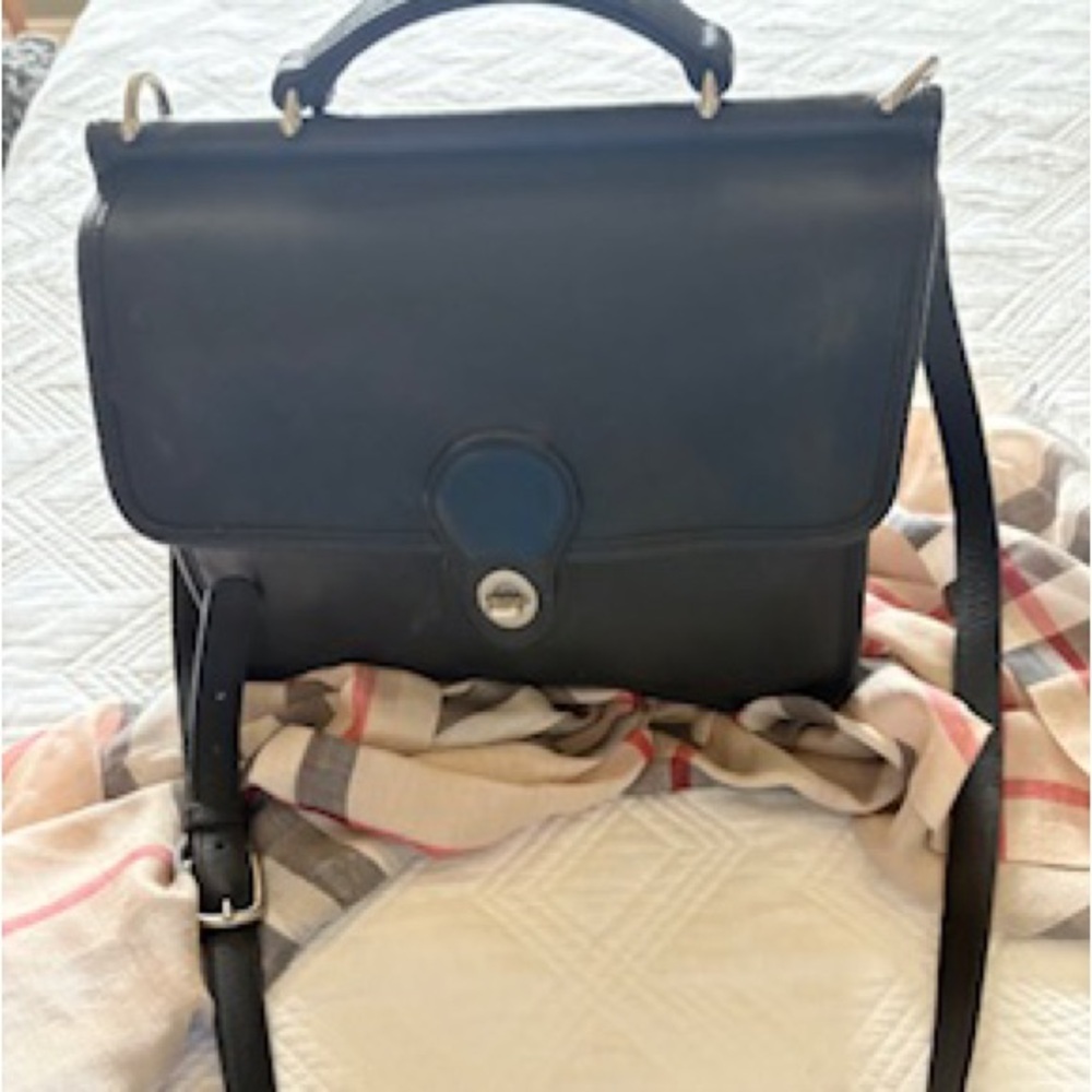 Coach WILLIS vintage black leather bag